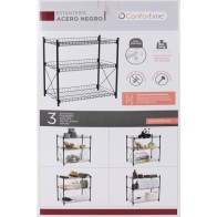3-Tier Metal Shelf by Confortime