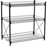 3-Tier Metal Shelf by Confortime