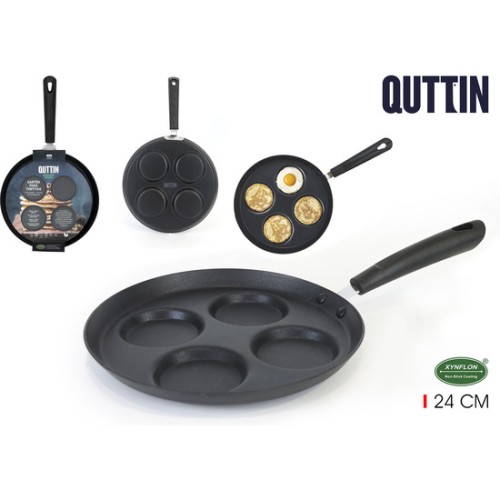 Pancake Pan Set of 4 24cm Quttin