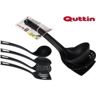4 Nylon Utensils Set Quttin Black