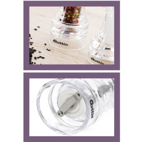 Acrylic Pepper Mill 18.5cm
