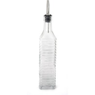 Glass Oil Dispenser 500ml with Metal Top Anna