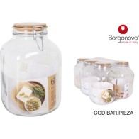 Hermetic Jar Primizie 4250cc Bamboo Lid