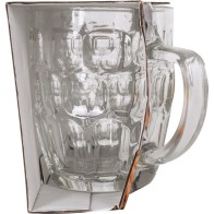 Set of 2 Durable Beer Mugs 600cc Abadia