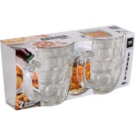 Set of 2 Durable Beer Mugs 600cc Abadia