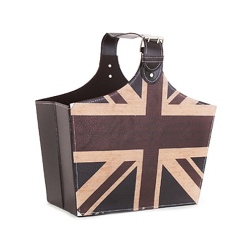 Magazine Holder with Handle Union Jack Design
