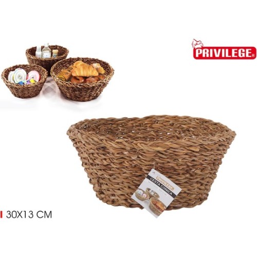 Conical Wicker Basket 30x13cm
