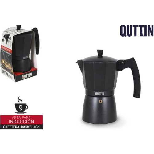 Cafetera 9 Serv. Inducción Darkblack Quttin