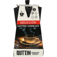 Cafetera 9 Serv. Inducción Darkblack Quttin
