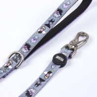 Premium Dog Leash Disney Villains Gray