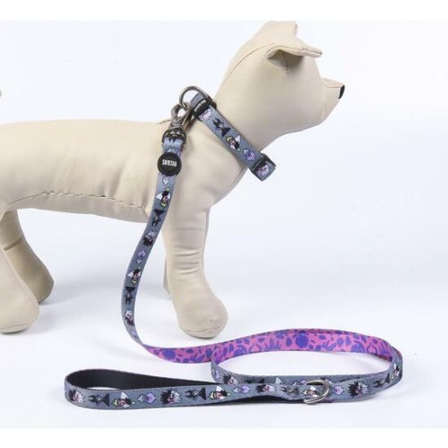 Premium Dog Leash Disney Villains Gray
