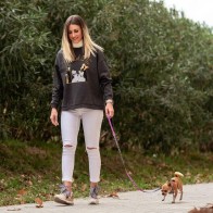 Correa Premium para Perros Villanas de Disney Gris