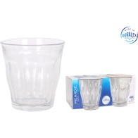 Set 4 Vasos Transparentes 310cc Picardie para Refrescos