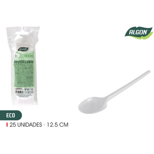 Set de 25 Cucharas Eco. Post-cafe 12.5cm Algon