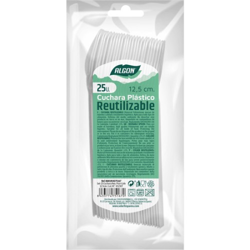 Set de 25 Cucharas Eco. Post-cafe 12.5cm Algon