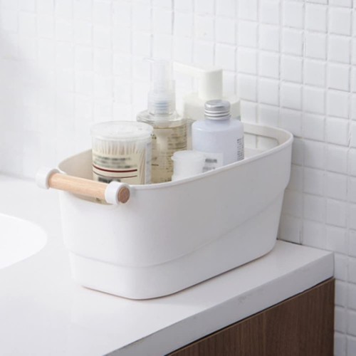 Multi-Purpose Basket with Wooden Handles
