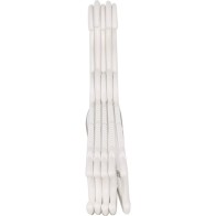 Set 5 Perchas Plástico Blanco 37x18.5cm Ruth