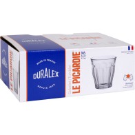 Set of 6 Transparent Glasses 16cl Picardie