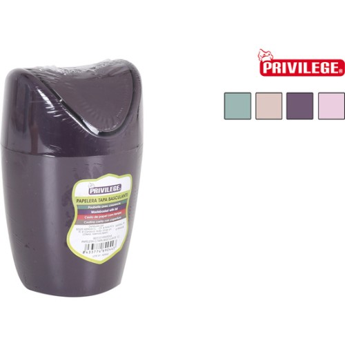 Swing Lid Trash Bin 1L Privilege - Compact and Stylish
