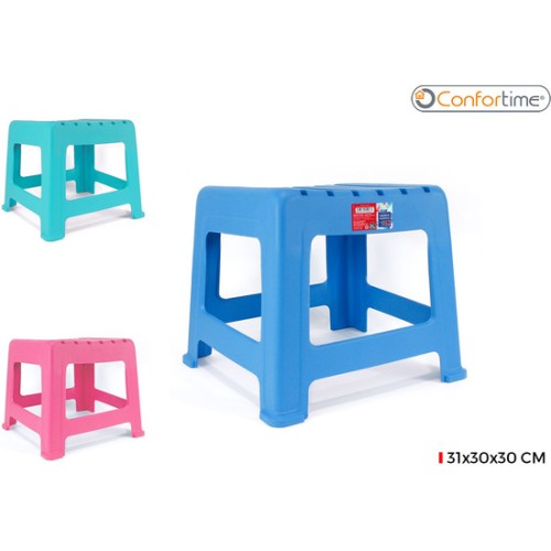 Comfortime Plastic Stool 31x30x30cm
