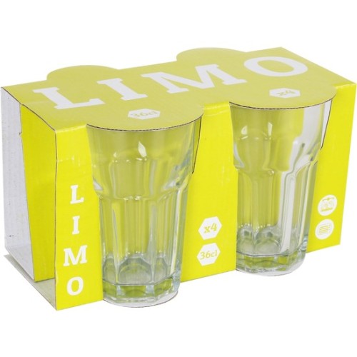Set of 4 360cc Limo Glasses