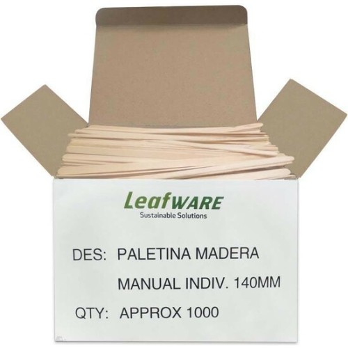 Paletinas de Madera Leafware 1000 Unidades