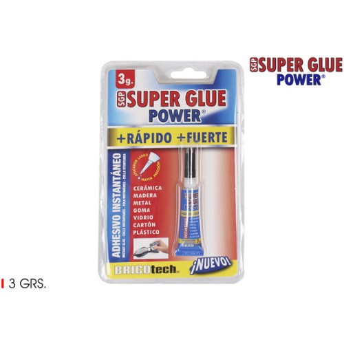 Adhesivo Super Glue Power 1x3grs