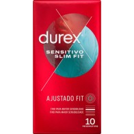 Durex Sensitivo Suave Slim Fit 10 Pack for Pleasure