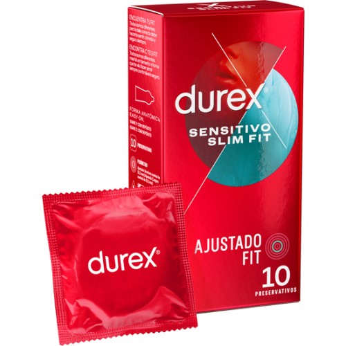 Durex Sensitivo Suave Slim Fit 10 Pack for Pleasure