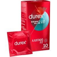 Durex Sensitivo Suave Slim Fit 10uds Para Placer