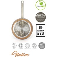Sartén 20cm Aluminio Prensado Inducción Quttin