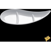 Set de 50 Platitos Blancos de Degustación Virgola