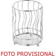 Porta Cubiertos Redondo Metal