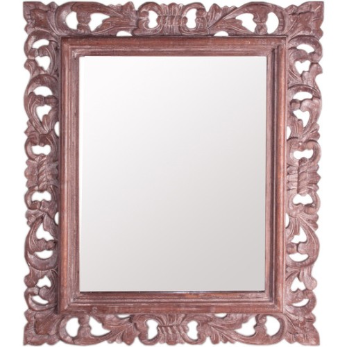 Roco Brown Mirror 50x60 cm Stylish Decor