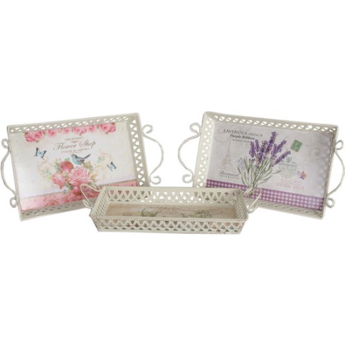 Set of 3 Assorted Serving Trays