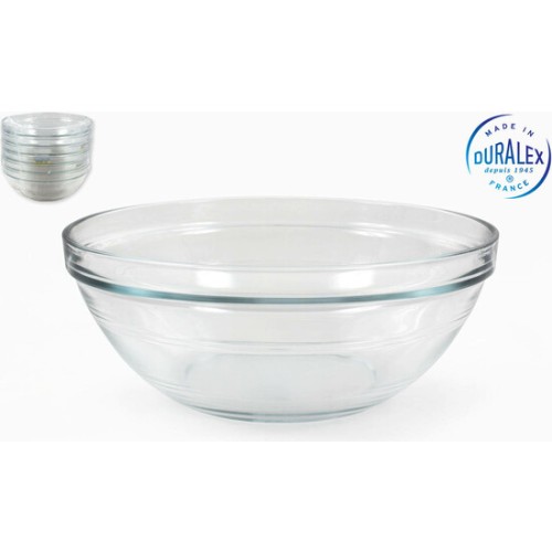 2400cc Stackable Transparent Round Salad Bowl