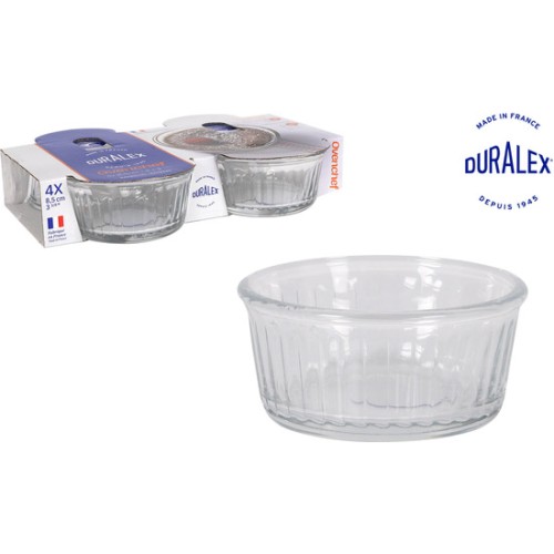 Set 4 Ramequin Transparente Ovenchef 13cl