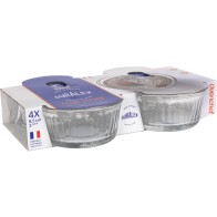Set 4 Ramequin Transparente Ovenchef 13cl