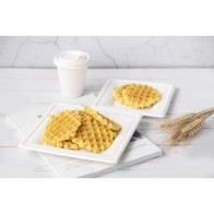 Set of 25 Bio Square Plates 20cm
