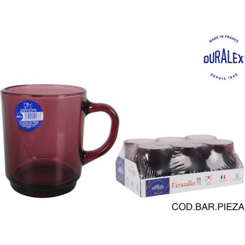 Stackable Mug 26cl Purple Versailles Design