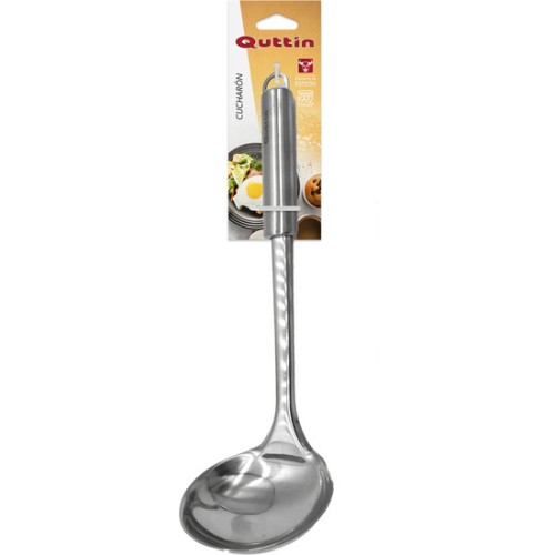 Cucharón de Acero Inoxidable 30cm Quttin