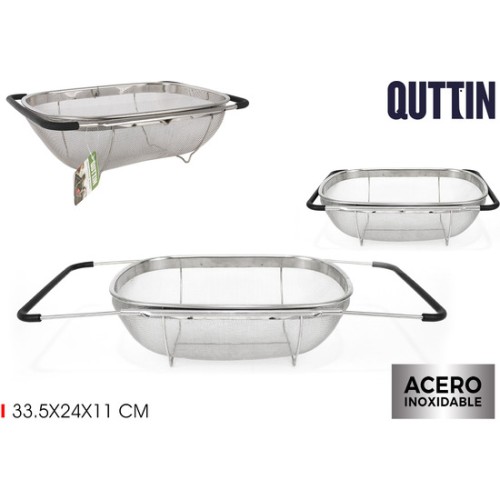 Expandable Stainless Steel Dish Drainer Quttin