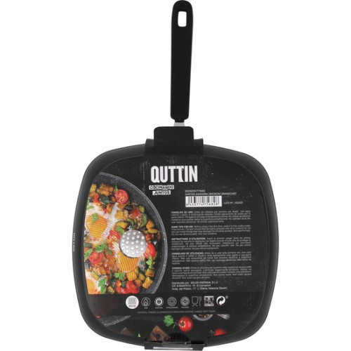 Sarten Asadora 28x28cm Quttin - Herramienta de Cocina Perfecta