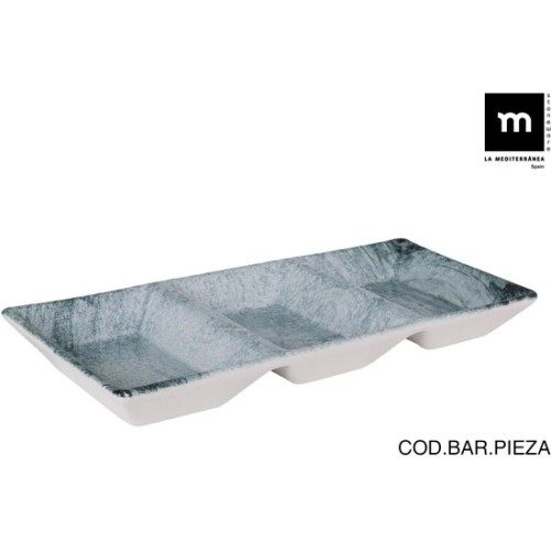3-Compartment Tray 25x11x3cm Dalian