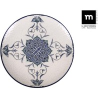 Plato Llano 26 Cm Rosetta Monaco Brillo