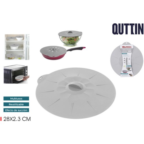 Quttin Silicone Kitchen Lid 28cm for Cooking