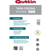 Tapa Cocina Silicona 28cm Quttin para Cocinar