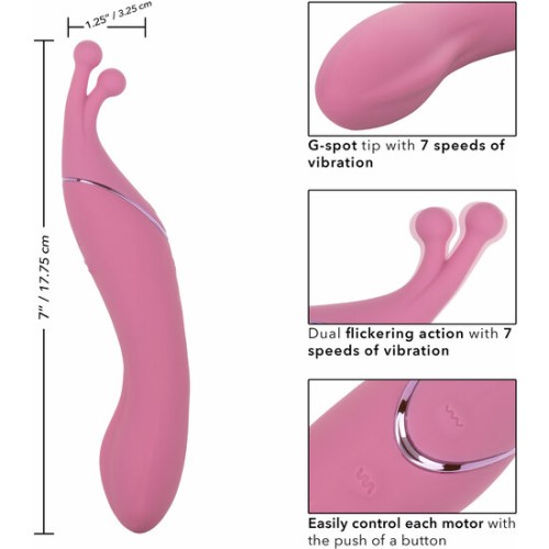 Tempt and Tease Kiss Pink Dual Massager
