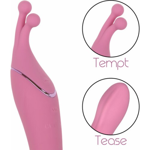 Tempt and Tease Kiss Pink Dual Massager