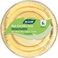 Set of 6 Gold Carton Bowls 450cc Algon